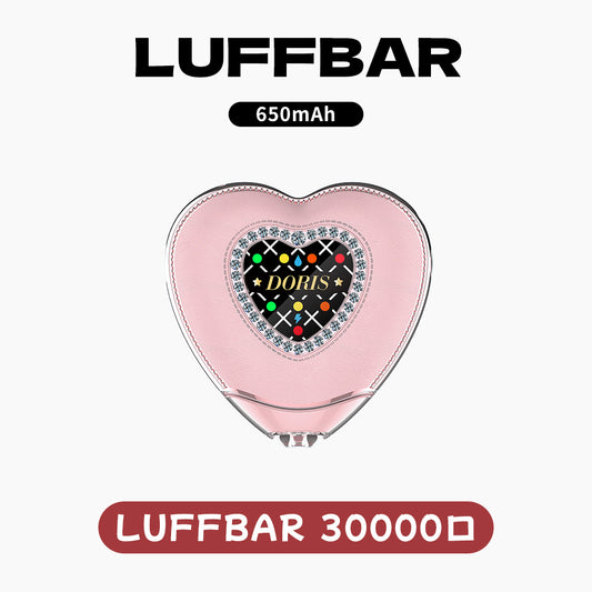 LUFFBAR DORIS 30K 韓國熱門拋棄式 | 愛心形狀電子煙|30000口超长续航 | 智能心形彩屏 |