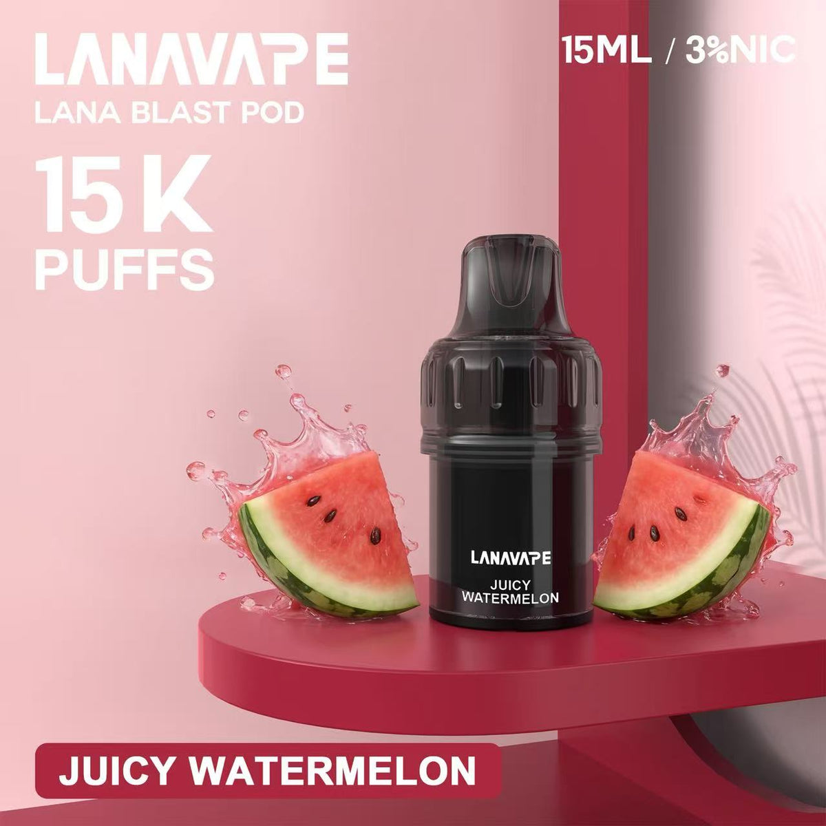 LANA 拉娜15000口（买三盒煙彈送1支主機 顔色隨機）注意：主機煙彈一起才能使用